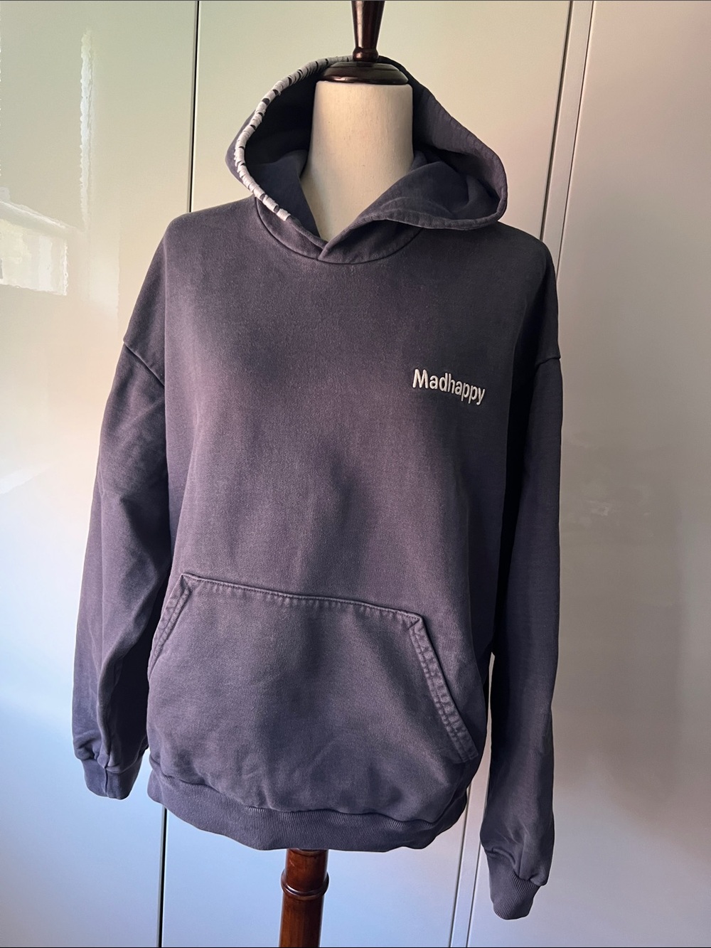 Madhappy Navy Pullover Hoodie with White Script